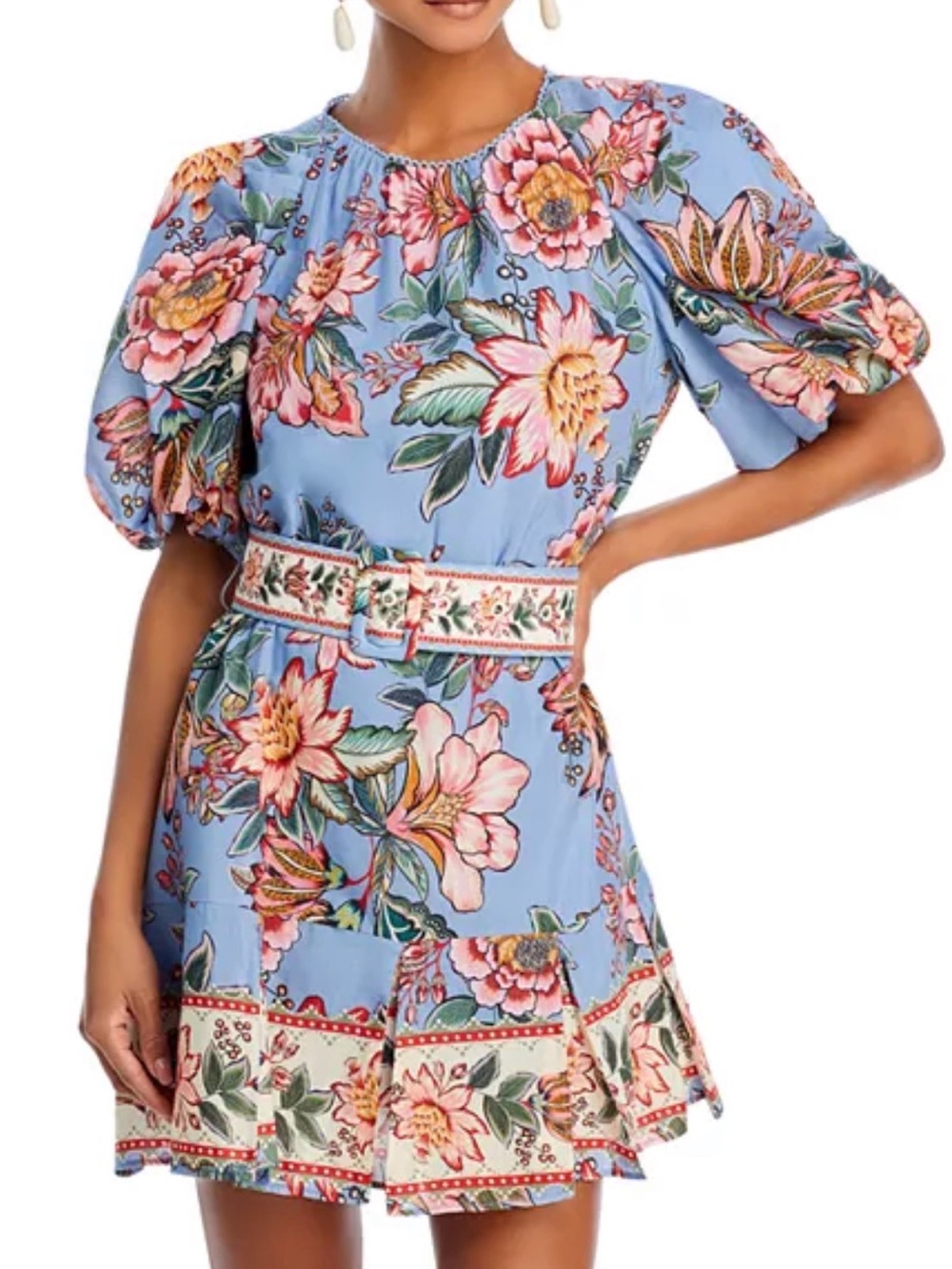 FARM Rio Wonderful Bouquet Mini Dress